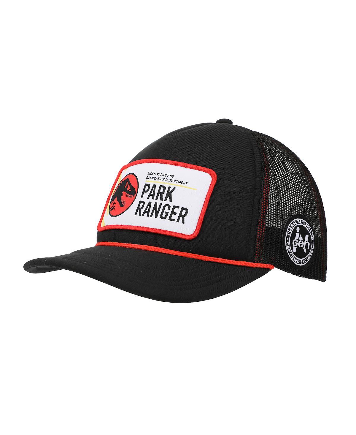 Men's Park Ranger Badge Trucker Black Hat - Jpa ranger badge black