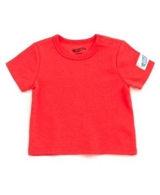 Baby Boys French Terry Square Neck Short Overalls and T-Shirt Outfit Set