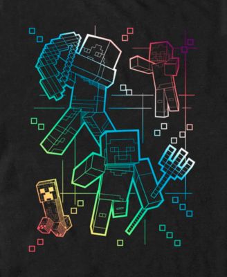 Men's Gradient Lines Short Sleeve T-Shirt