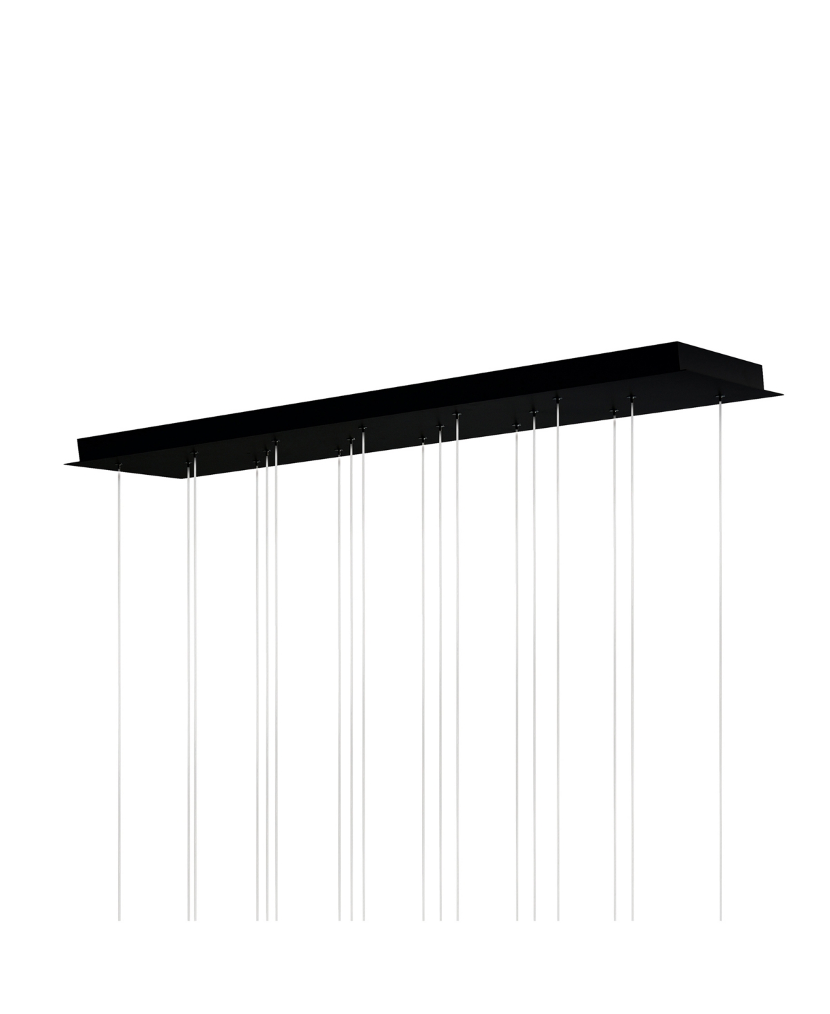 Shop Cwi Lighting 48" Metal Dragonswatch Integrated Led Chandelier In Black