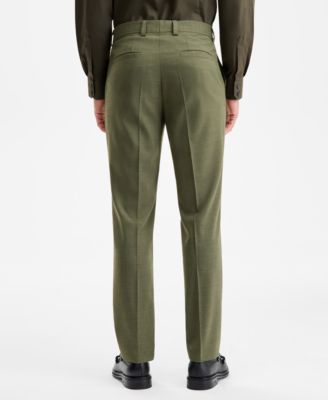 Men's Modern-Fit Solid Suit Pants