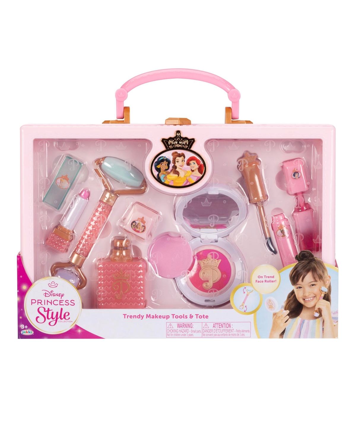 Disney Princess Style Collection Trendy Makeup Tools And Tote In Multicolor