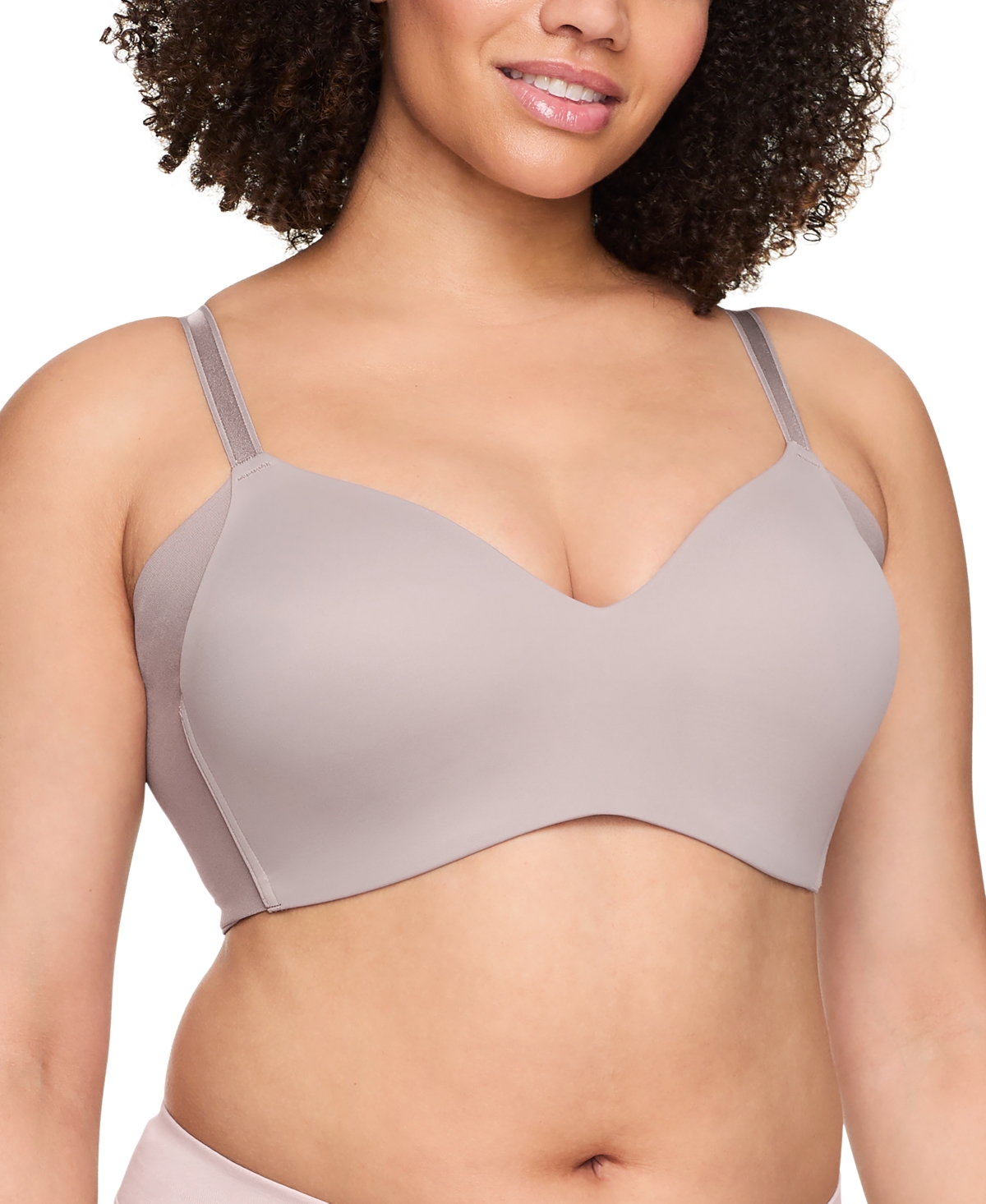 Shop Warner's Women's No Side Effects Underarm-smoothing Wireless Bra Rm3061a In Mink
