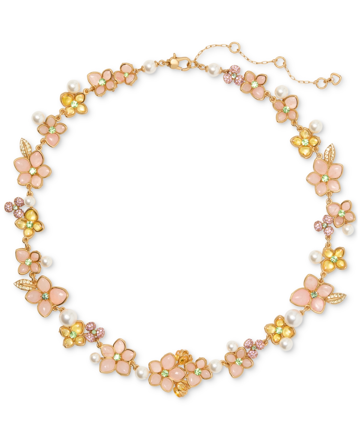 Kate Spade Pastel Petals Statement Necklace In Multi
