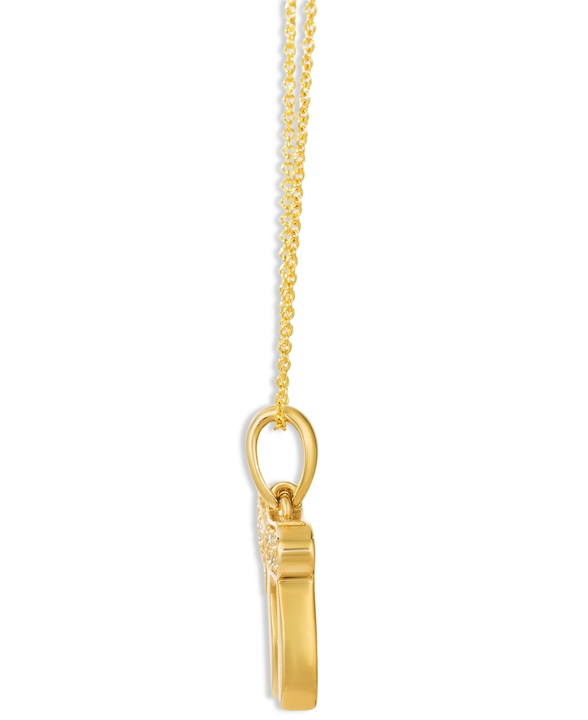 Le Vian Vanilla Diamond Chai Pendant Necklace (1/6 Ct. T.w.) In 14k Yellow Gold, 20" In Yellow Gold