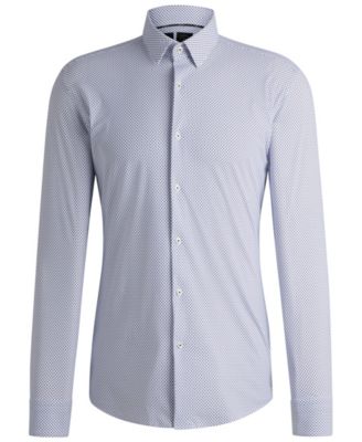 Men's Slim-Fit Performance Dress Shirt