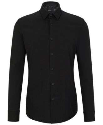 Men's Performance-Stretch Slim-Fit Dress Shirt