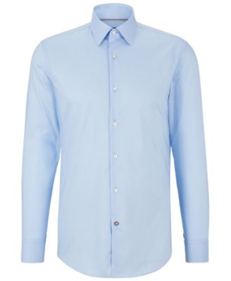 Men's Easy-Iron Slim-Fit Dress Shirt
