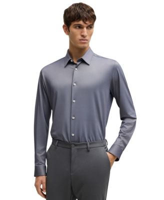 Hugo Boss - Men’s Performance-Stretch Slim-Fit Shirt