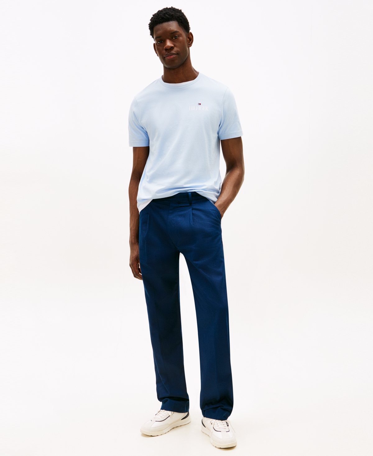 Tommy Hilfiger Stripe Tech T In White