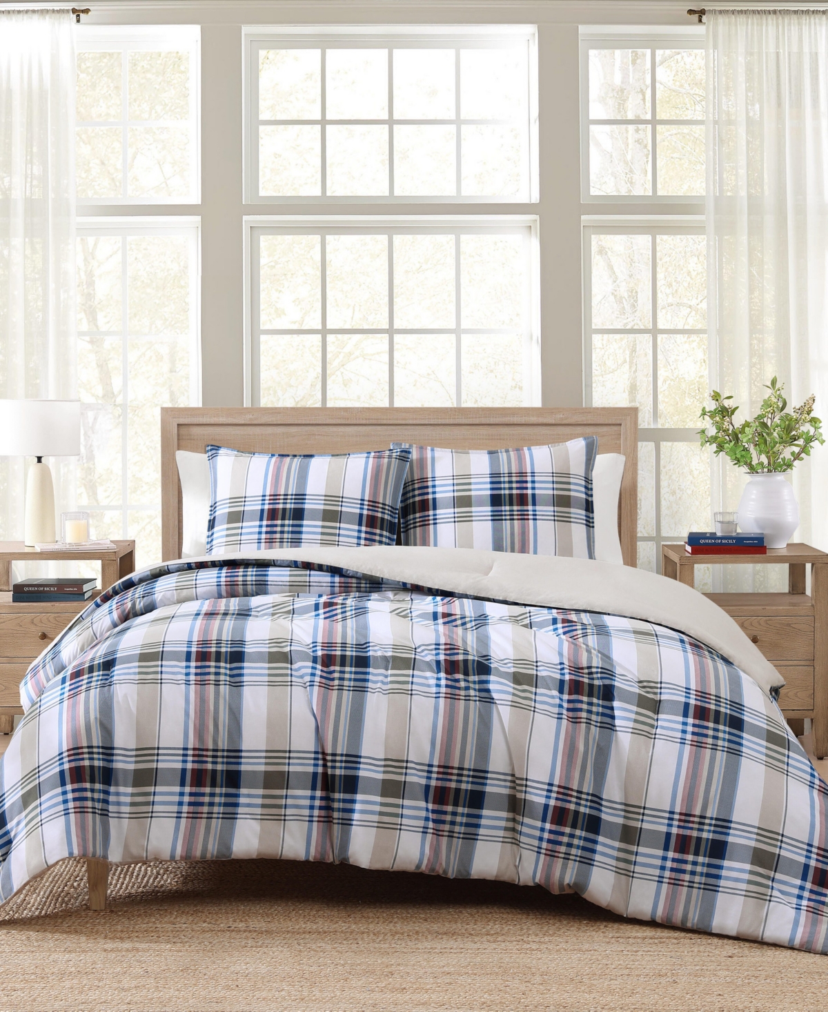 Tommy Hilfiger Waterbury Plaid Cotton 2-pc. Comforter Set, Twin/twin Xl