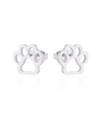 CharmedPaw Paw Print Stud Earrings