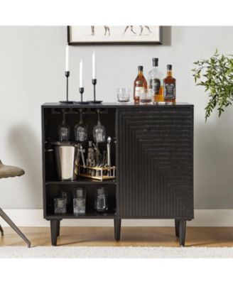 Alfred 34" Tall 2-Door Accent Cabinet with Adjustable Shelves