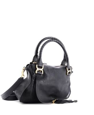 Medium Marcie Satchel Leather