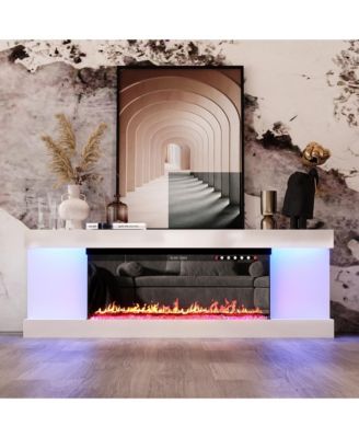 40-inch electric fireplace, recessed fireplace,1500W  TV stand