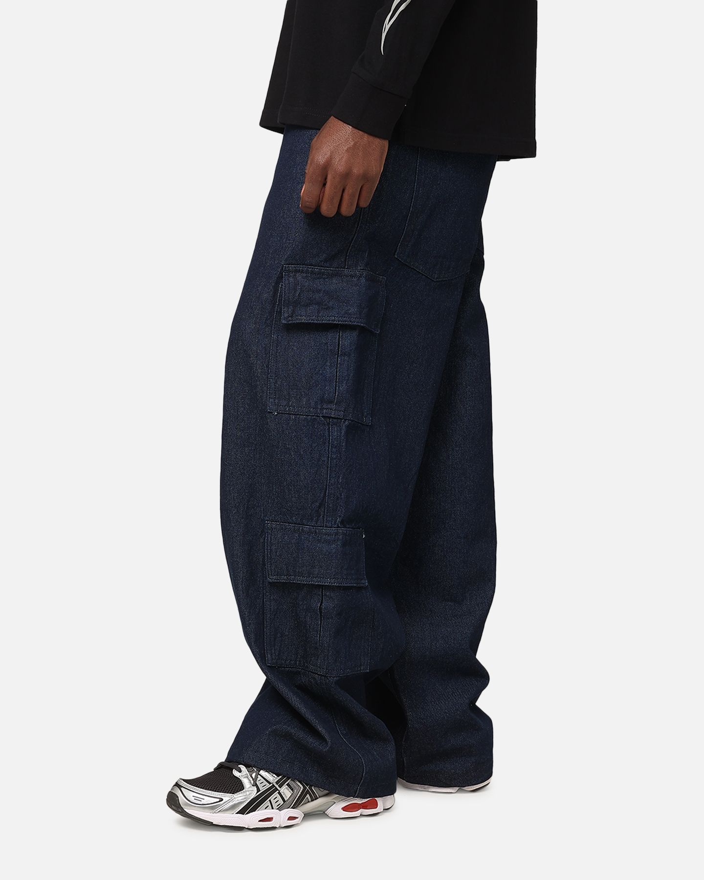 Мужские джинсы CARRE Baggy Cargo, цвет: Индиго джинсовый — фото 3