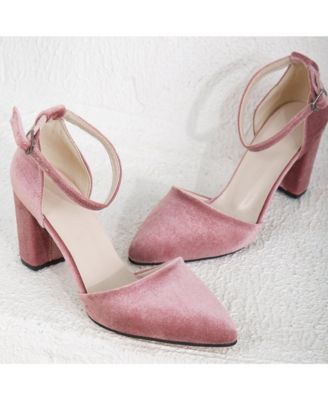 Gisele Closed Toe High Block Heels