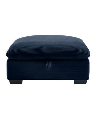 Corduroy Fabric Ottoman Footrest Comfortable, Durable, and Versatile for Living Room or Bedroom