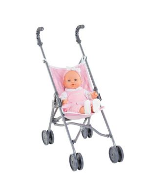 Umbrella Doll Stroller - Pink Stripe