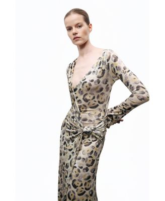 Women's Twist Detail Maxi Dress