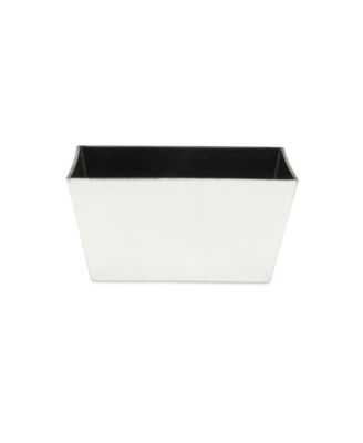Weather-Resistant Rectangular Plastic Planter for Outdoor and Indoor Use