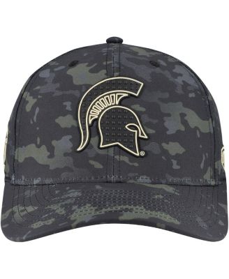 Men's Black Michigan State Spartans Operation Hat Trick Adjustable Hat