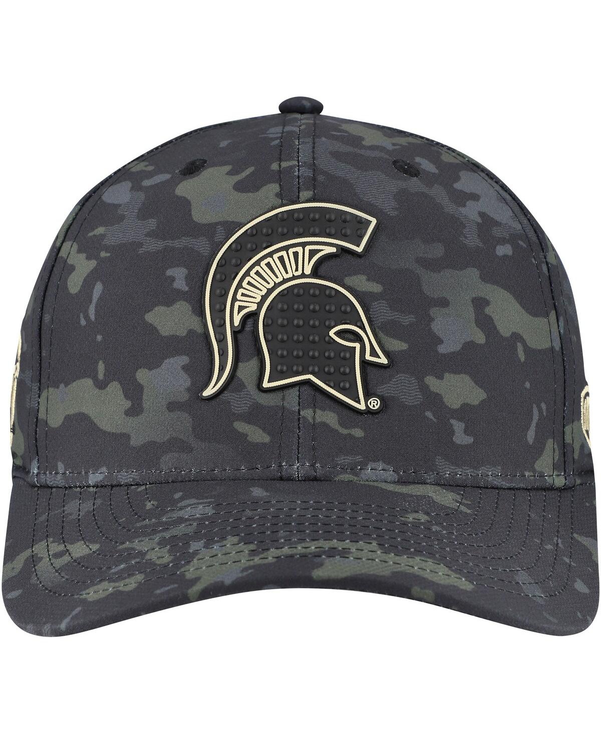 Top Of The World Men's Black Michigan State Spartans Operation Hat Trick Adjustable Hat In Black