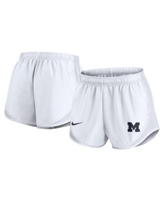 Nike - Women's&nbsp;White Michigan Wolverines Performance Tempo Shorts