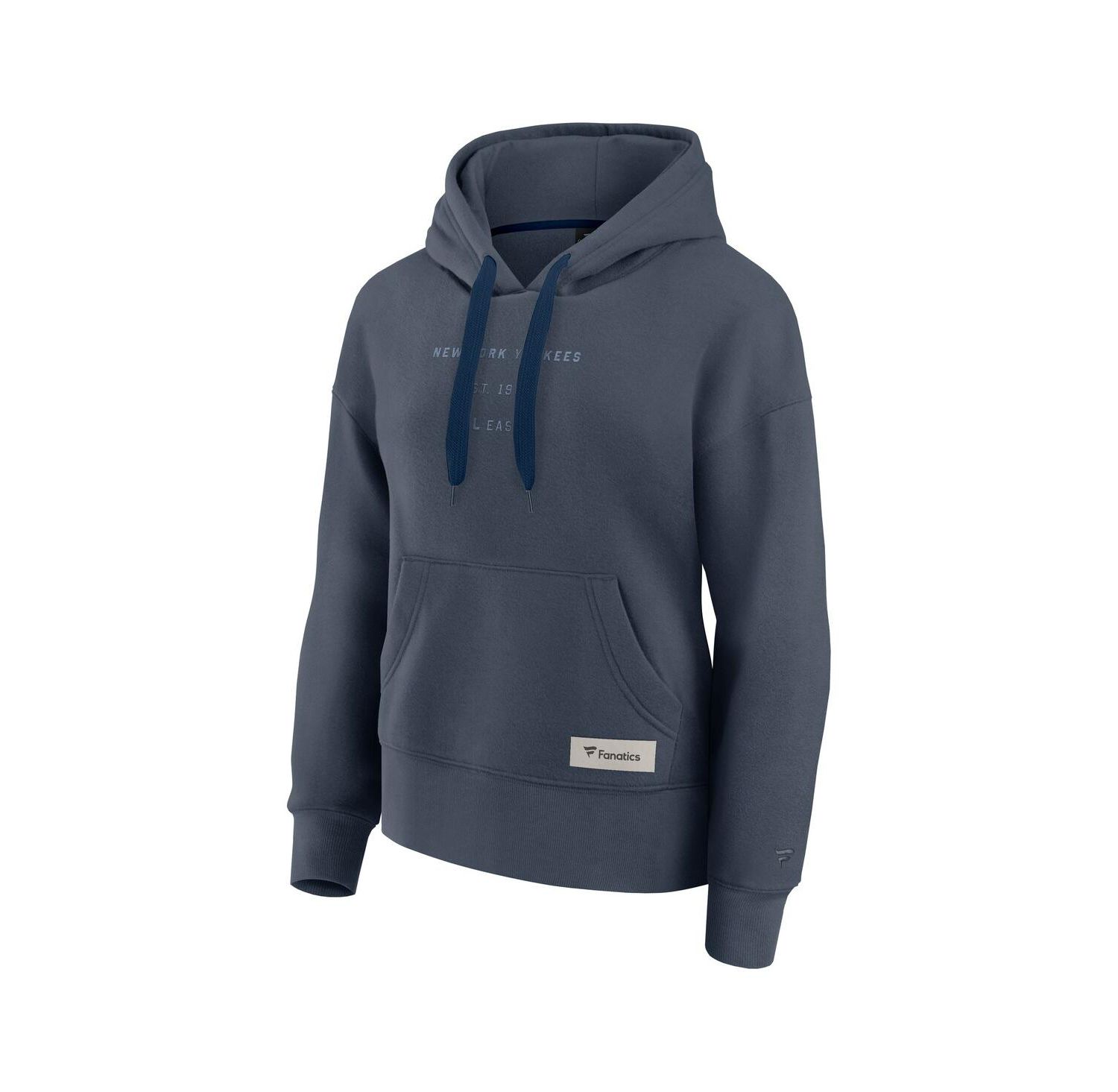 Women's Blue New York Yankees Elements Future Ground Subtle Tonal Pullover Hoodie