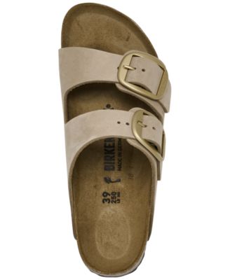 Women's Arizona Big Buckle Oiled Leather Sandals from Finish Line