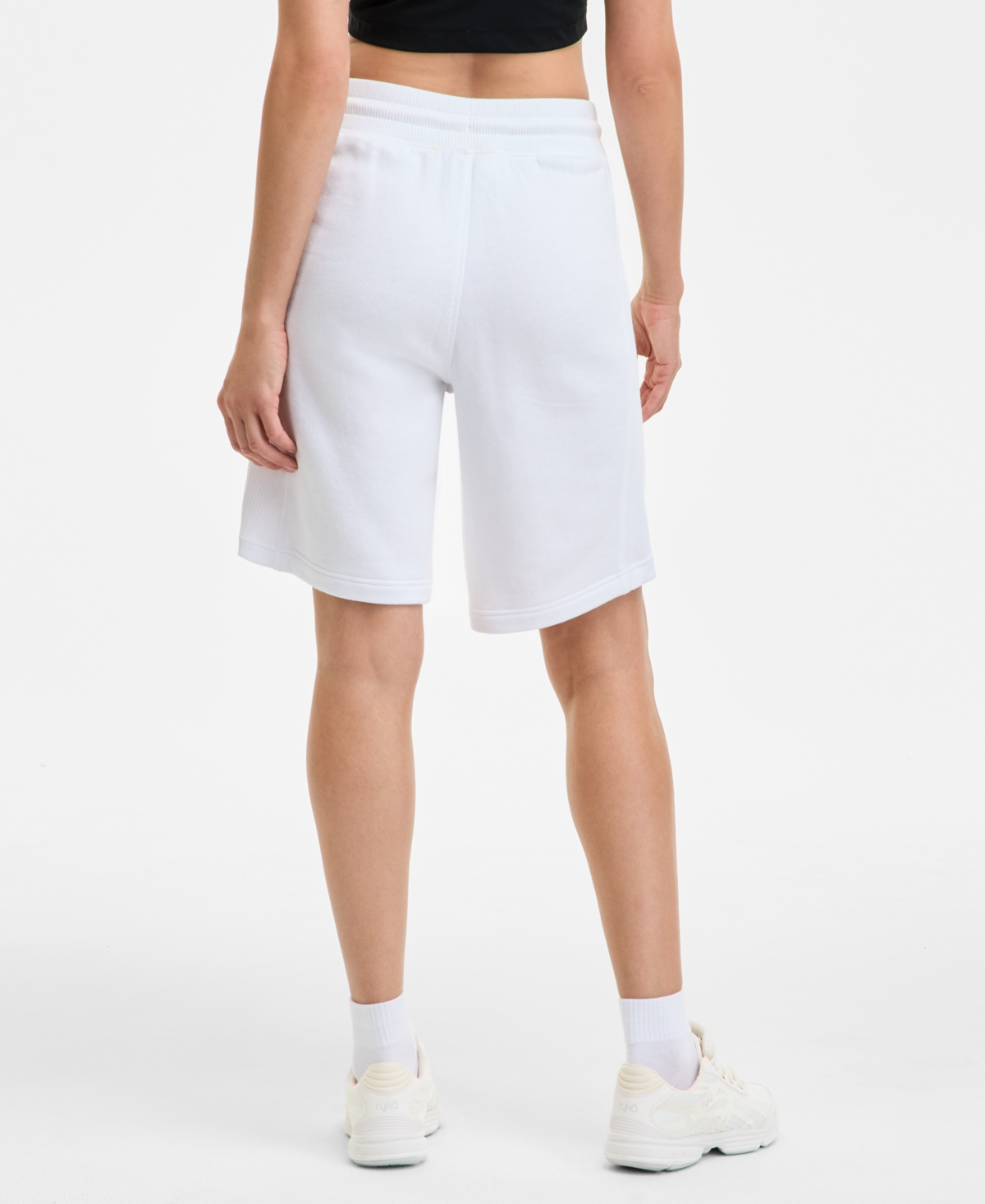 Id Ideology Women's Cotton-blend Pull-on Bermuda Shorts, Exclusively At Macy's