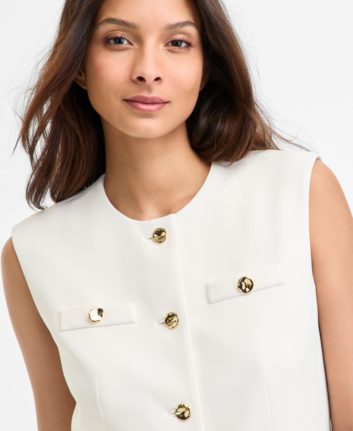 Anne Klein Women's Four-button Vest