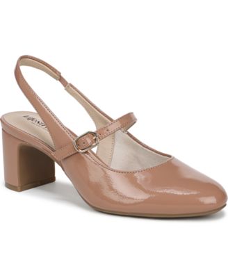 Women's Trust Block Heel Mary Jane Slingback Pumps