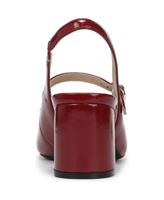 Women's Trust Block Heel Mary Jane Slingback Pumps