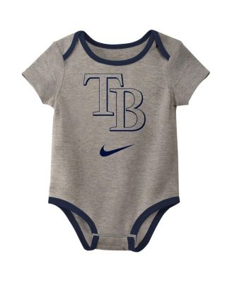 Baby Boys and Girls 3-Pack Tampa Bay Rays Authentic Collection Bodysuit Set