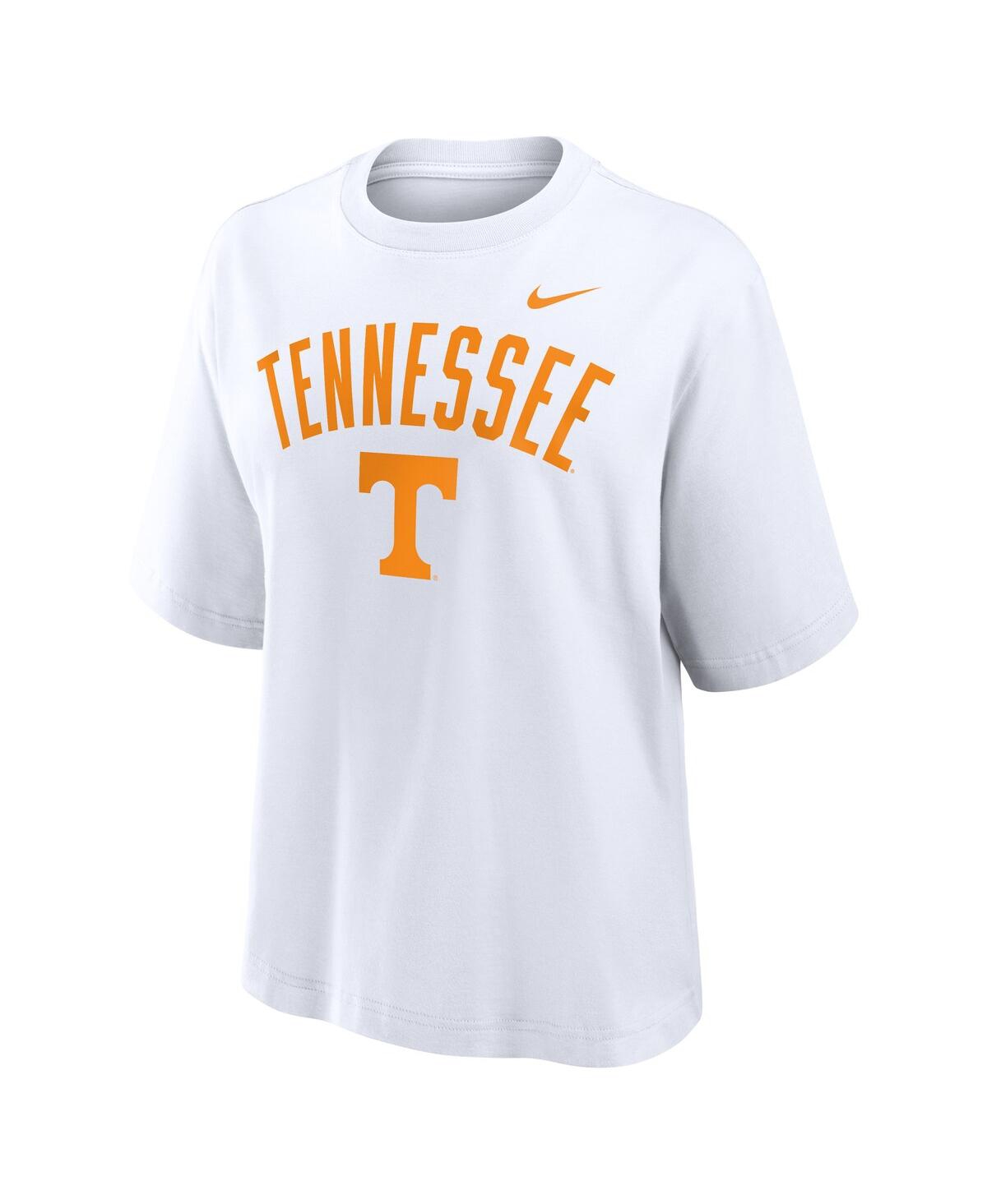 Nike Women's White Tennessee Volunteers Boxy T-shirt In White