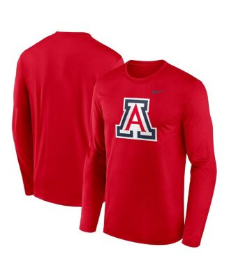 Nike - Men's Red Arizona Wildcats Primetime Primary Legend Long Sleeve T-Shirt