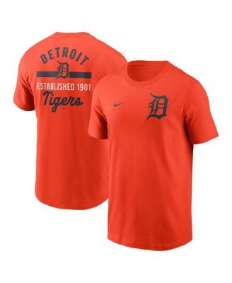 Nike - Men's Orange Detroit Tigers 2-Hit T-Shirt
