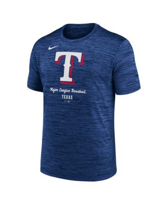 Men's Royal Texas Rangers Velocity Performance T-Shirt