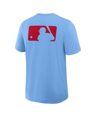 Men's Light Blue St. Louis Cardinals Authentic Collection Early Work Tri-Blend Performance T-Shirt