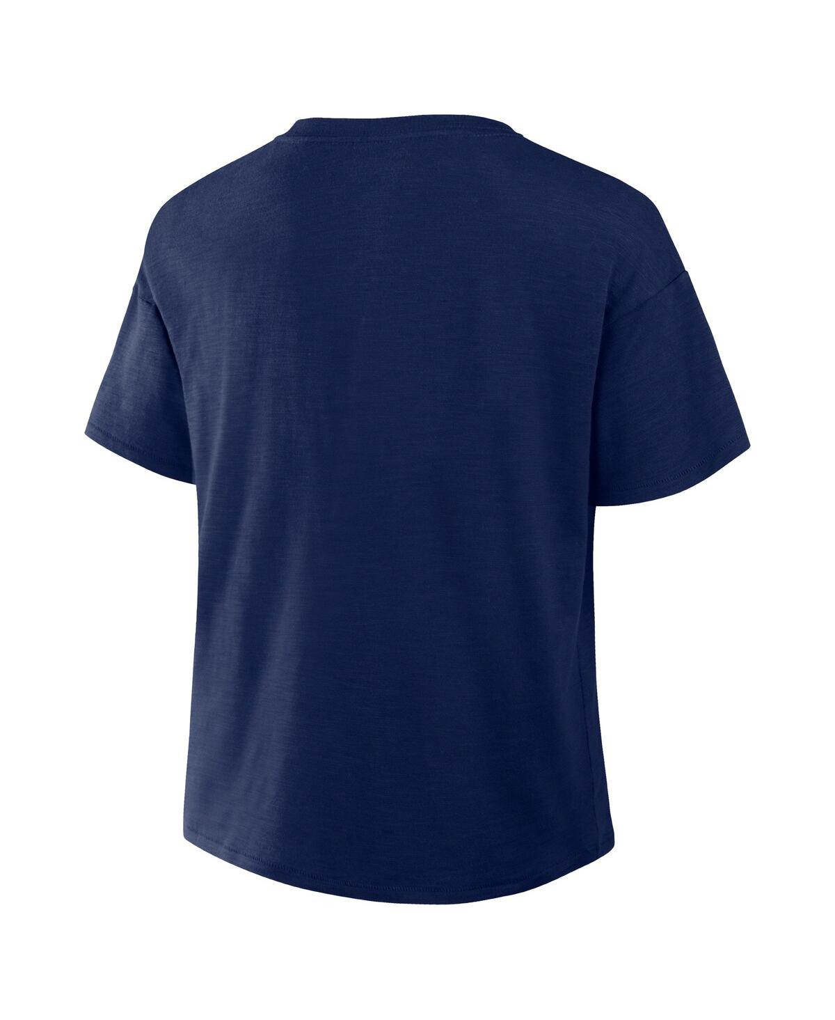 Fanatics Women's Navy Boston Red Sox Fan Fave Stadium Slub T-shirt In Navy