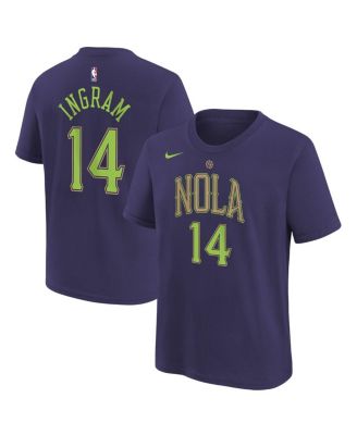 Nike - Big Boys and Girls Brandon Ingram Purple New Orleans Pelicans 2024/25 City Edition Name Number T-Shirt