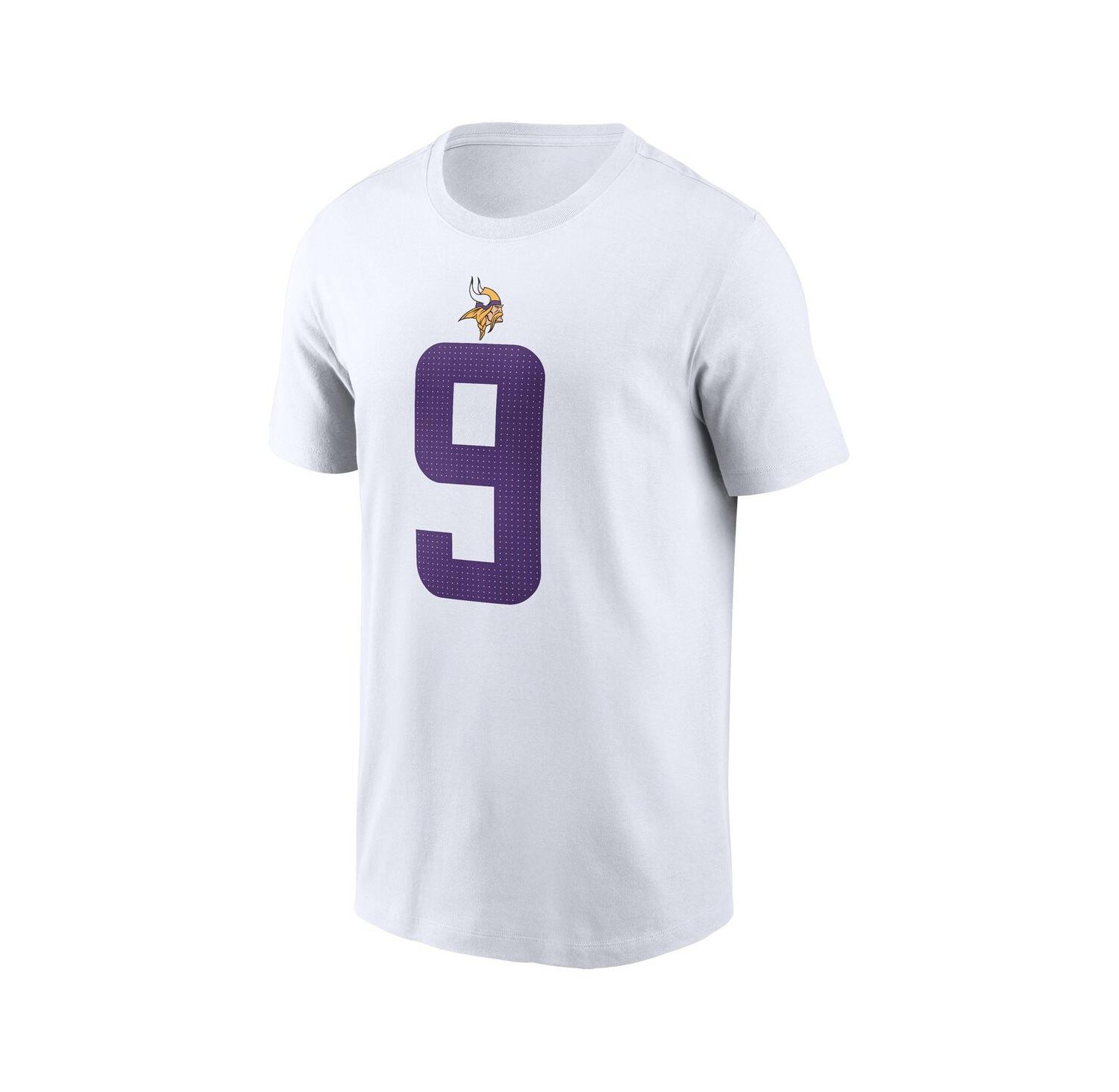 Men's J.J. McCarthy White Minnesota Vikings Player Name & Number T-Shirt
