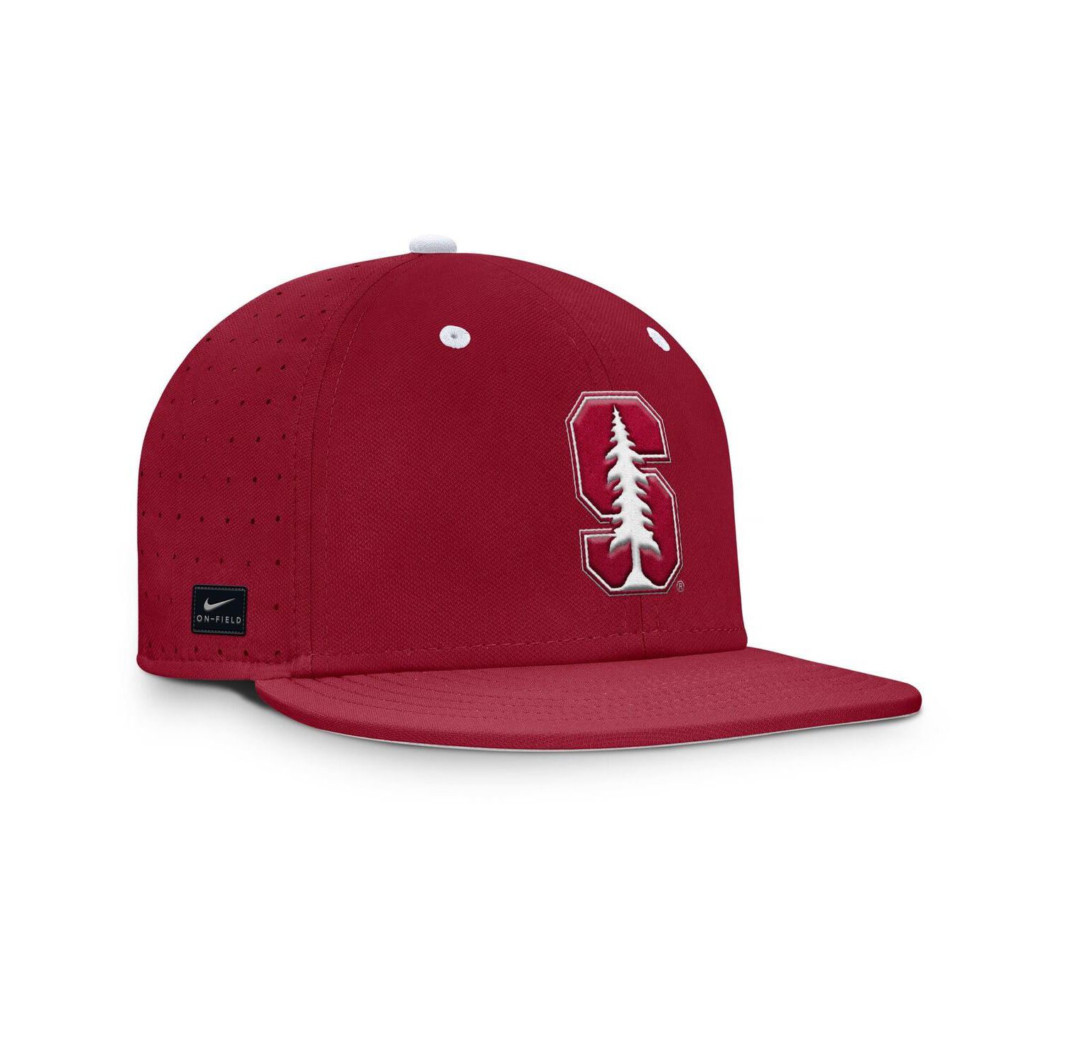 Men's Cardinal Stanford Cardinal On-Field Dugout True Performance Fitted Hat