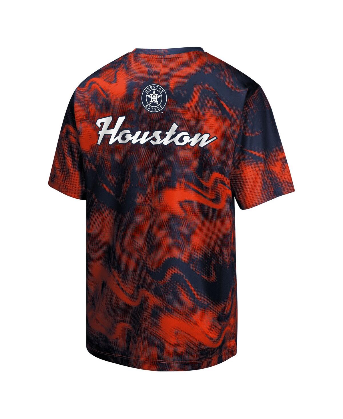 Outerstuff Big Boys And Girls Navy/red Houston Astros Pinch Hitter T-shirt In Navy,red