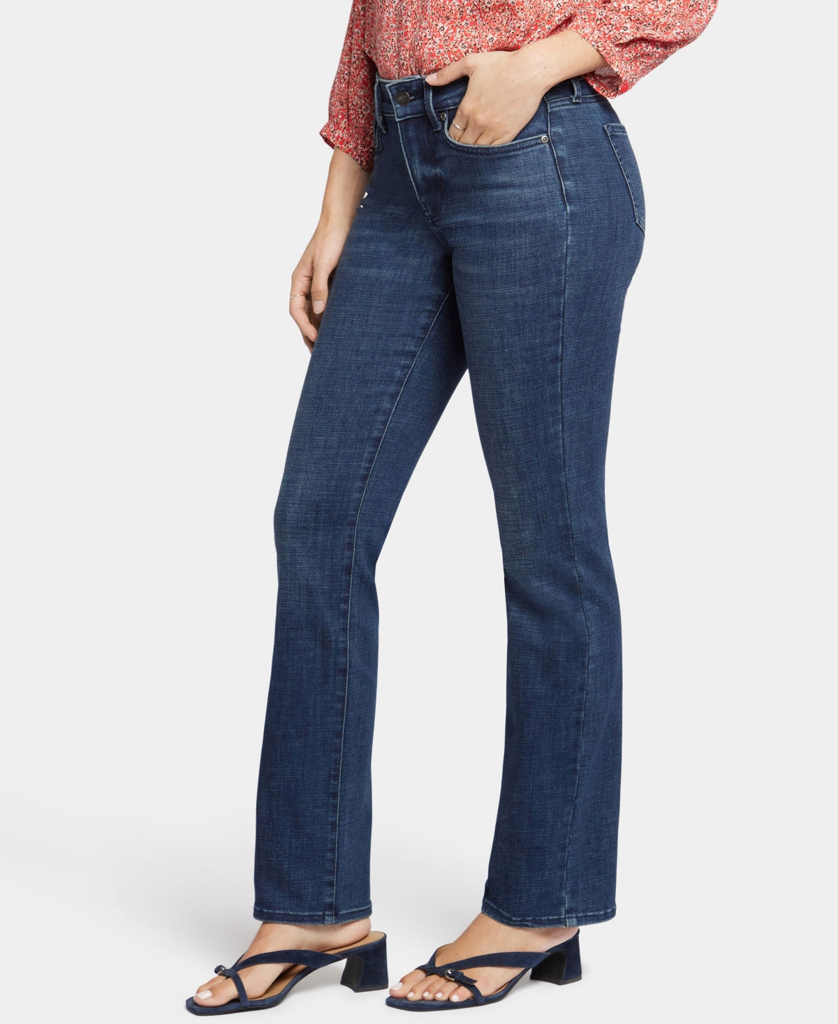 Macy's Nydj Women's Marilyn Straight Jeans In Mesquite