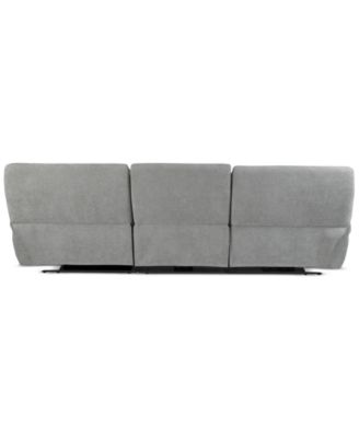 Ozryn 3-Pc. Fabric Sofa with 3 Power Motion Chairs, Exclusively at Macy's