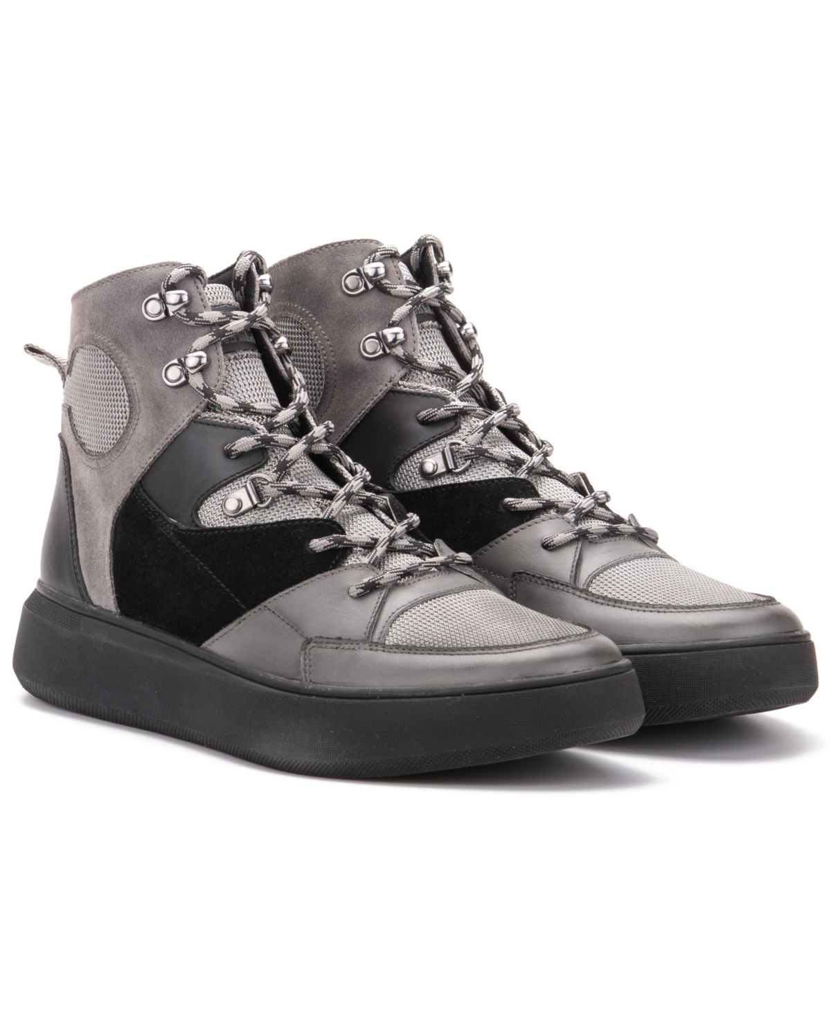 Hybrid Green Label Men's Globetrotter Sneakers In Gray