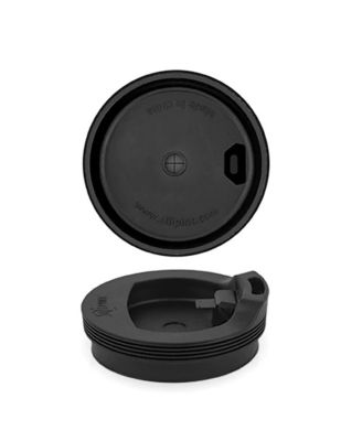 Lids 4 pk: Kids Tumblers & Wine Glasses -Bouncy Black(2),Frosted White,Hippie Hops