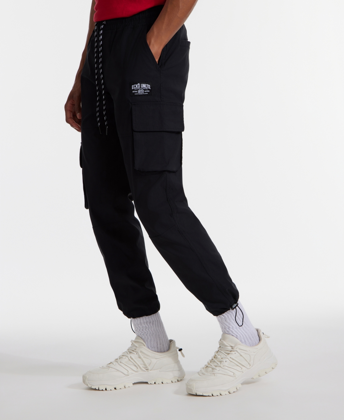 Ecko Unltd . Toggle Pouch Cargo Jogger In Black